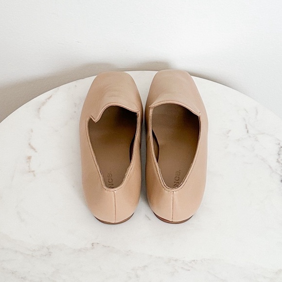 Vince NEW Leather Clark Loafers Tan Size 6 US 36 EU - Picture 5 of 6